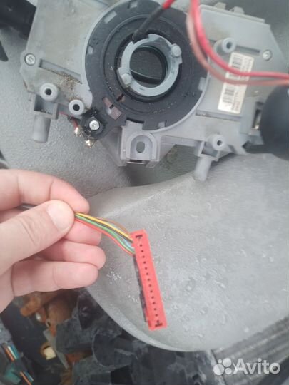 Подрулевой переключатель Рено Сценик 1 рест