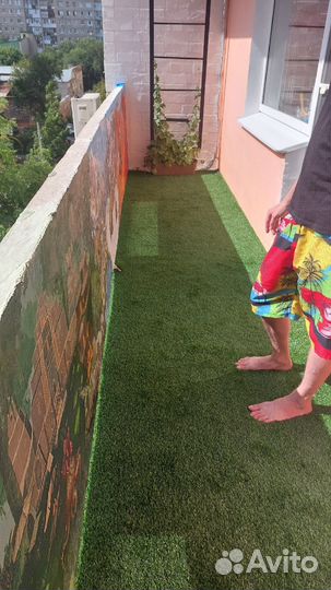 Искусственный газон в рулоне