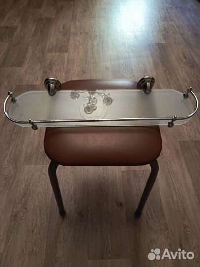 Полка для ванной стекло