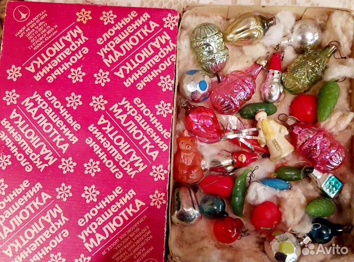 Елочные игрушки набор Германия
