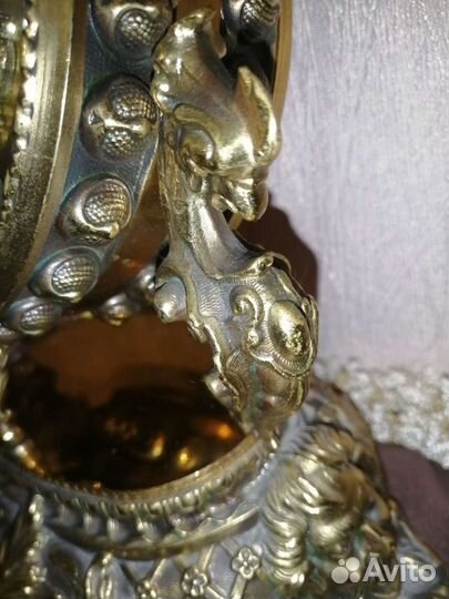 Часы каминные настольные