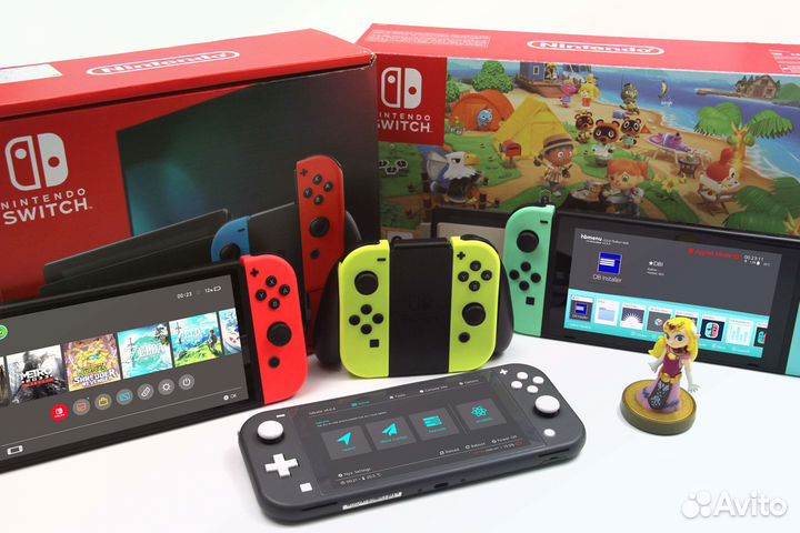 Nintendo Switch Прошитые Чип Hwfly + Игры