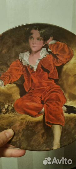 Тарелка «Мальчик в красном» коллекционная номерная