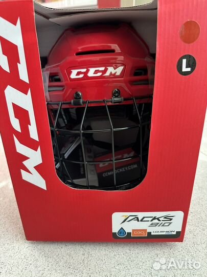 Шлем ххоккейный Ccm Tacks 910 с маской, New Orig