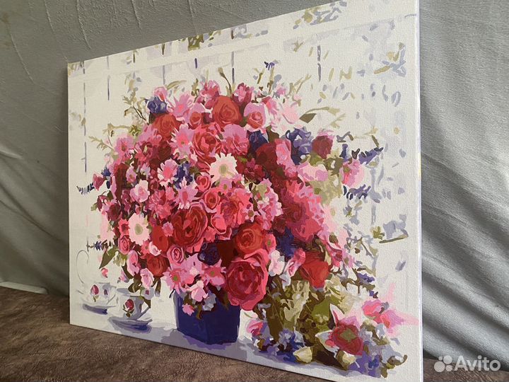 Картина по номерам готовая