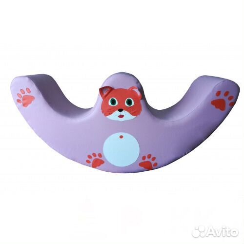 Мягкий игровой Котик качалка
