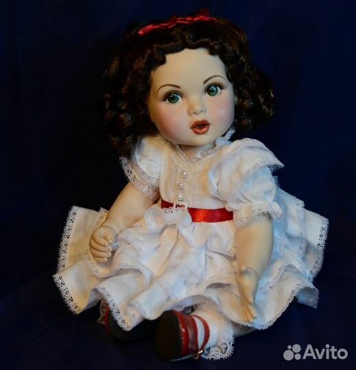 Фарфоровая Кукла Малышка Скарлетт О’Хара