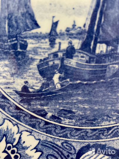 Декоративная тарелка Delft. Голландия