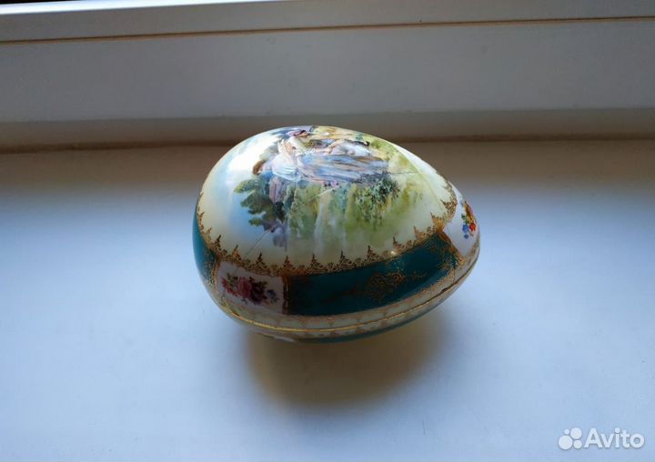 Старинная Шкатулка в Виде Яйца. Жницы