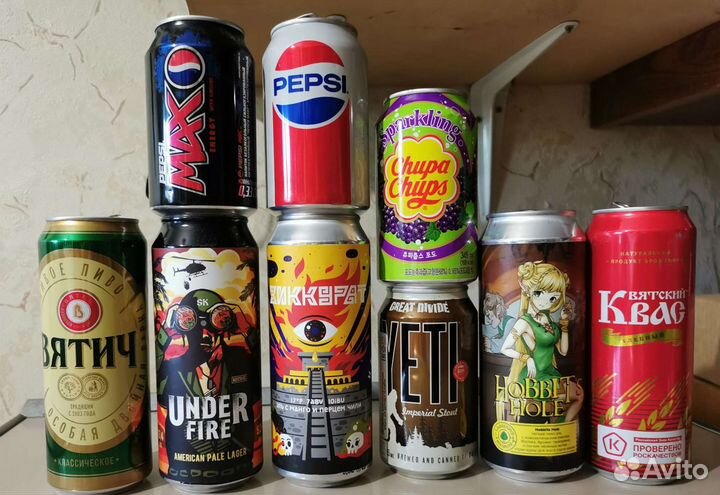 Редкие алюминиевые банки (пивные и не только)