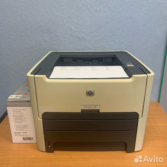 Принтер лазерный HP LaserJet 1320+Новый картридж