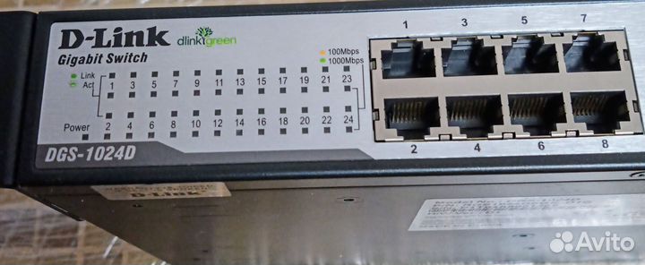 Коммутатор D-Link DGS-1024D 24 порта гигабит