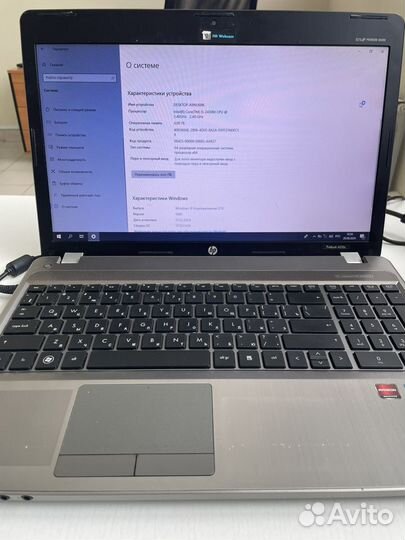 Ноутбук hp probook 4530s