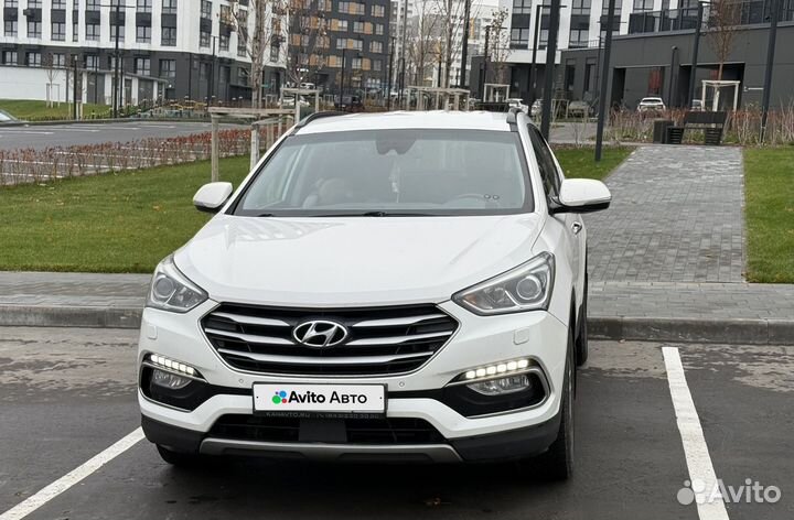 Hyundai Santa Fe 2.4 AT, 2017, 89 158 км