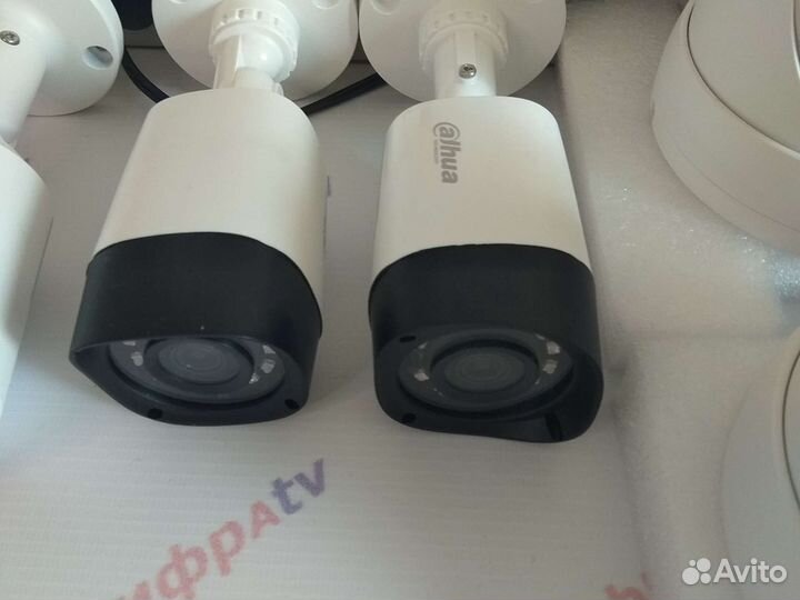 Видеонаблюдение 4Мп Dahua 19 камер IP варио