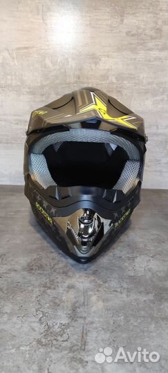 Кроссовый шлем с очками