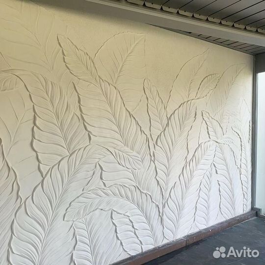 Барельеф оформление стен роспись