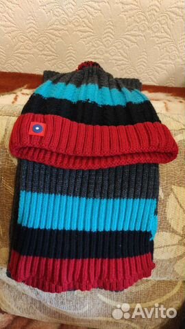 Комплект шапка и шарф