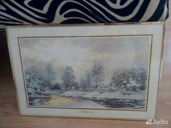 Картина. Автор - Бурдин. Темпера