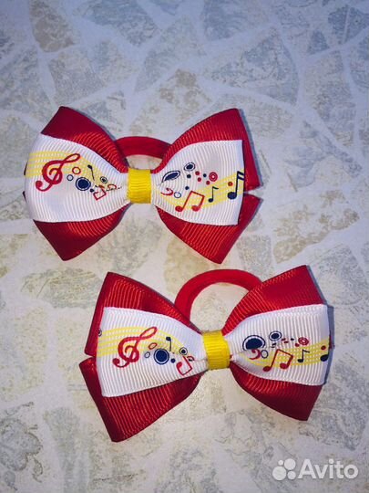 Бантики для волос ручной работы