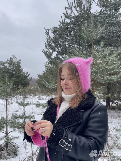 Чепчик с ушками