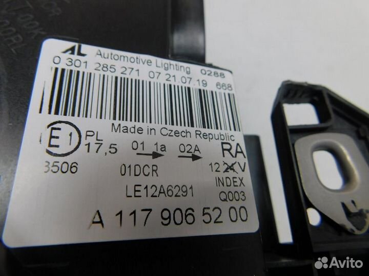 Фара правая Mercedes-Benz CLA-Class