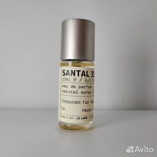 Оригинал Le Labo Santal 33 15мл США