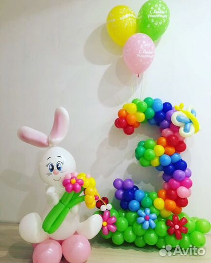 Гелиевые и воздушные шары, сердца, фигуры из шаров