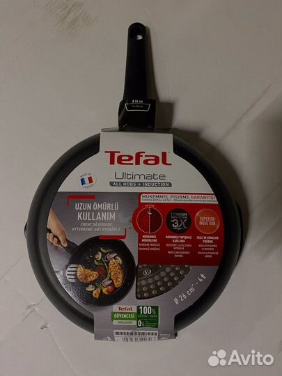 Сковорода tefal Ultimate 26см глубокая