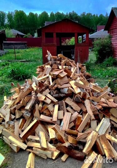 Дрова колотые Береза