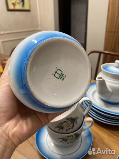 Чайный сервиз СССР фарфор