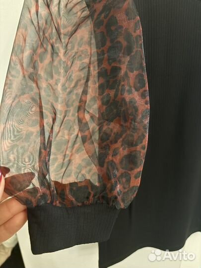 Блузка женская zara черная