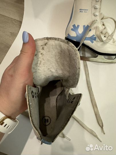 Коньки фигурные детские 28 размер