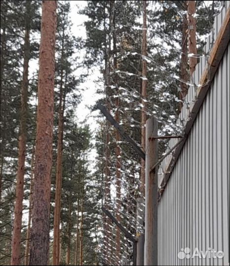 Колючая проволока егоза монтаж установка