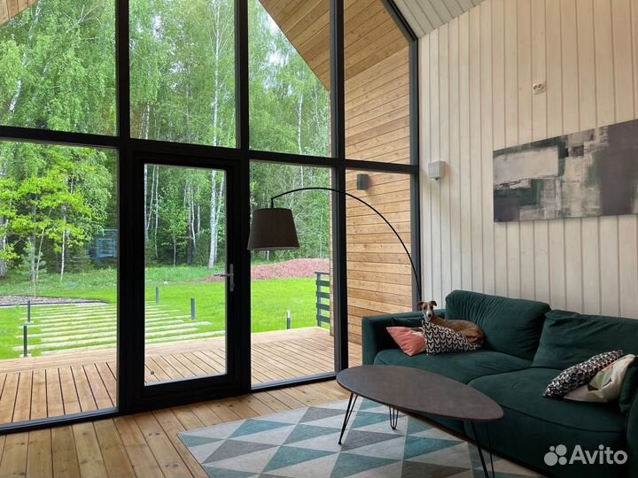 Барнхаус из полистиролбетона 104 кв м