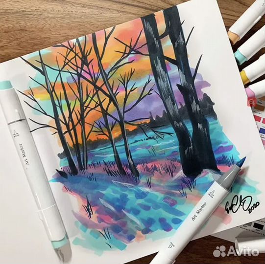 Маркеры для рисования