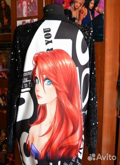 Толстовка в стиле Disney Ariel The little mermaid