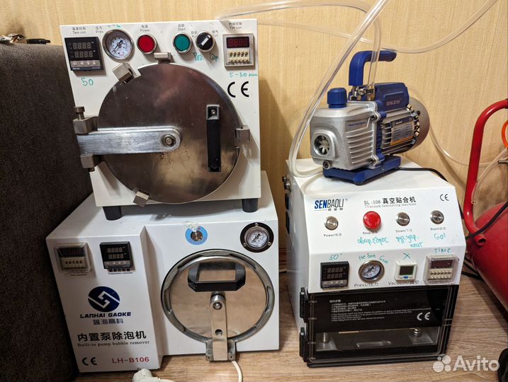 Оборудование для переклейки дисплеев