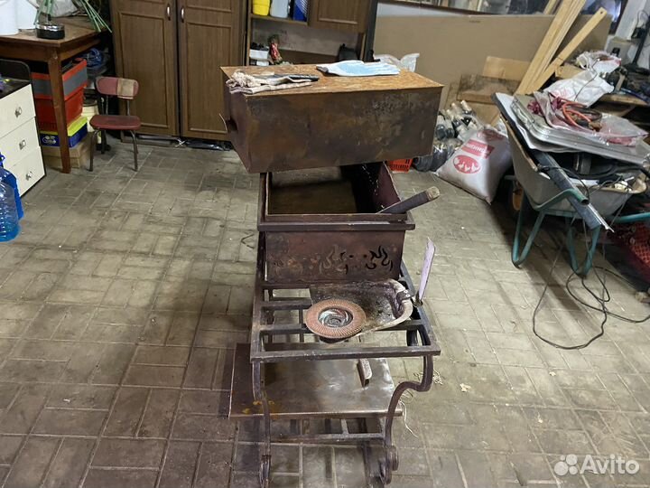 Мангал+коптильня