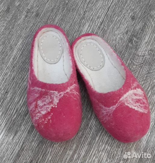 Валяная домашняя обувь