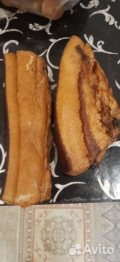 Копченое домашнее сало