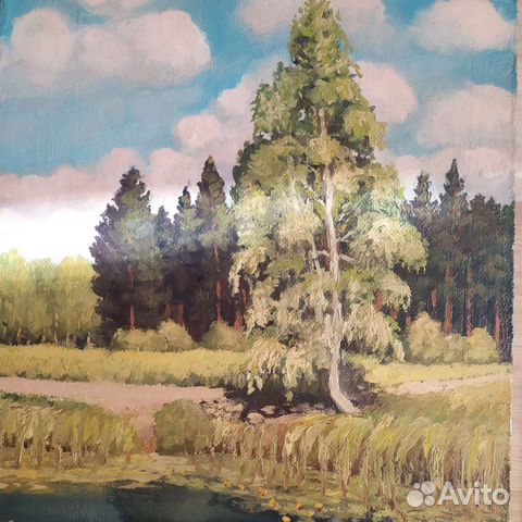 Картина Якушев, масло