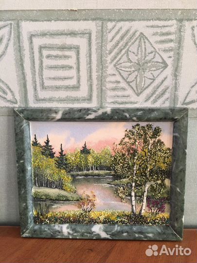 Картина из натурального камня