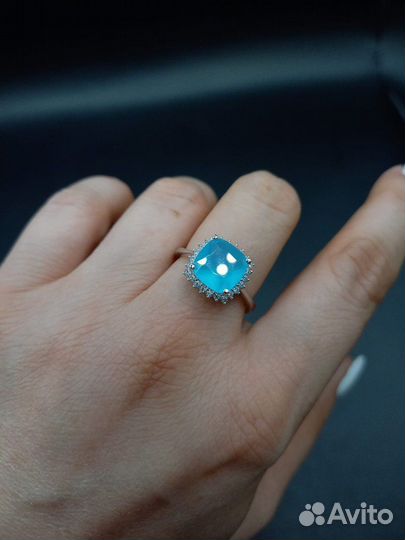 Кольцо серебро 925