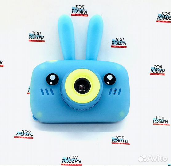 Фотоаппарат детский цифровой ZooKids Голубой зайка