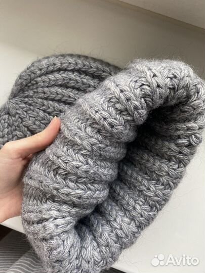 Шапка зима объемная крупная вязка belitsky brand