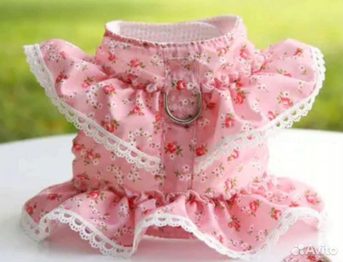 Изготлвление шлеек, резинок, платьев для собачек