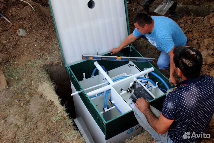Монтаж септика под ключ
