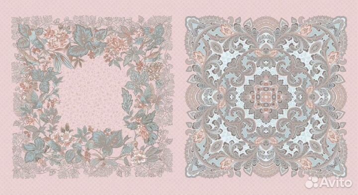 Мерный лоскут. Головные платки. Хлопок. Тейково хб