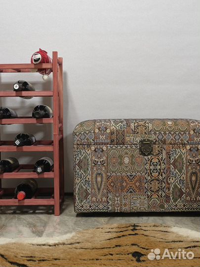 Пуф-сундук Восточный ковёр из гобелена